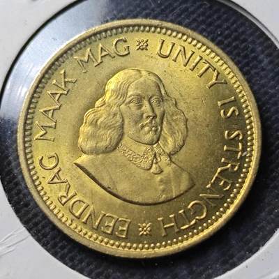 KK钱币收藏小铺 套币 好品/批量散币专场 周末发货 -  1964南非1/2分铜币 好品