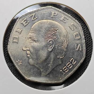 KK钱币收藏小铺 套币 好品/批量散币专场 周末发货 -  1982墨西哥10比索 好品