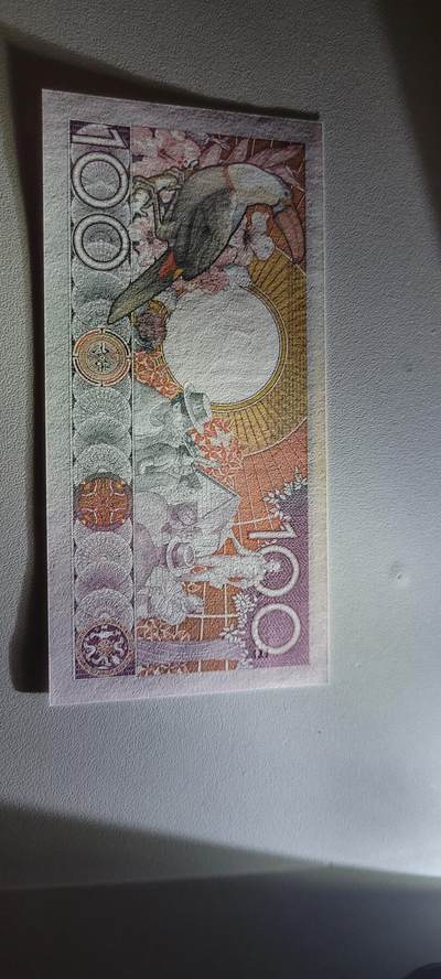 2025第十七期 纸币均有灯光 苏里南100盾1986年鸟