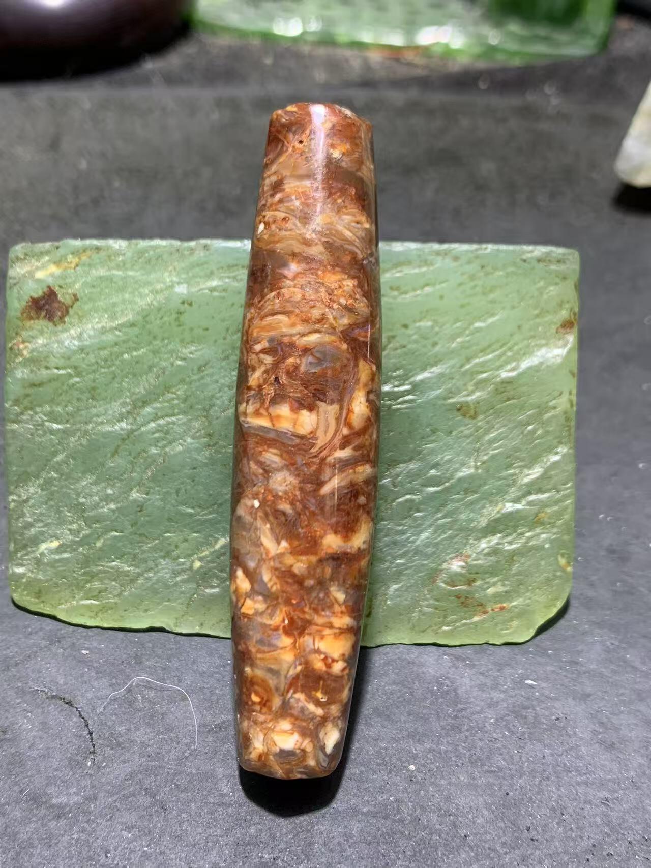 精美满血法螺石螺大天珠一颗！