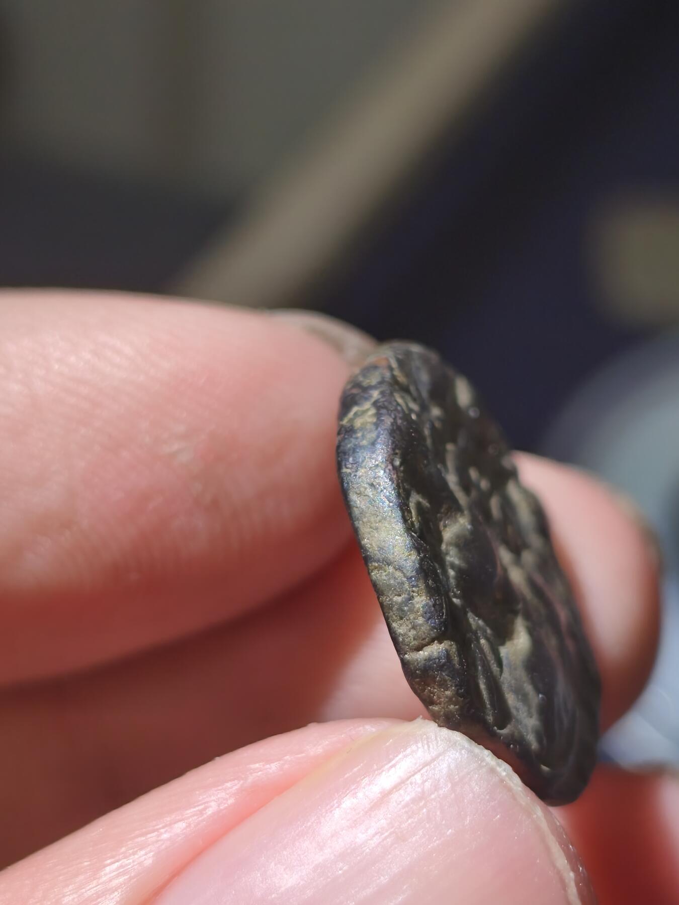 星盘钱币6.28外国古典币专场 极美品克什米尔·洛哈拉王朝 萨姆格拉玛铜币，正面国王像，背阿多克索