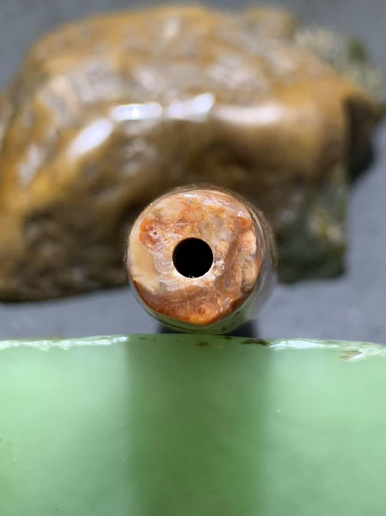 精美满血法螺石螺大天珠一颗！