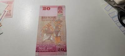 2025第十七期 纸币均有灯光 斯里兰卡20卢比 全新UNC纸币 2010年版少见年份