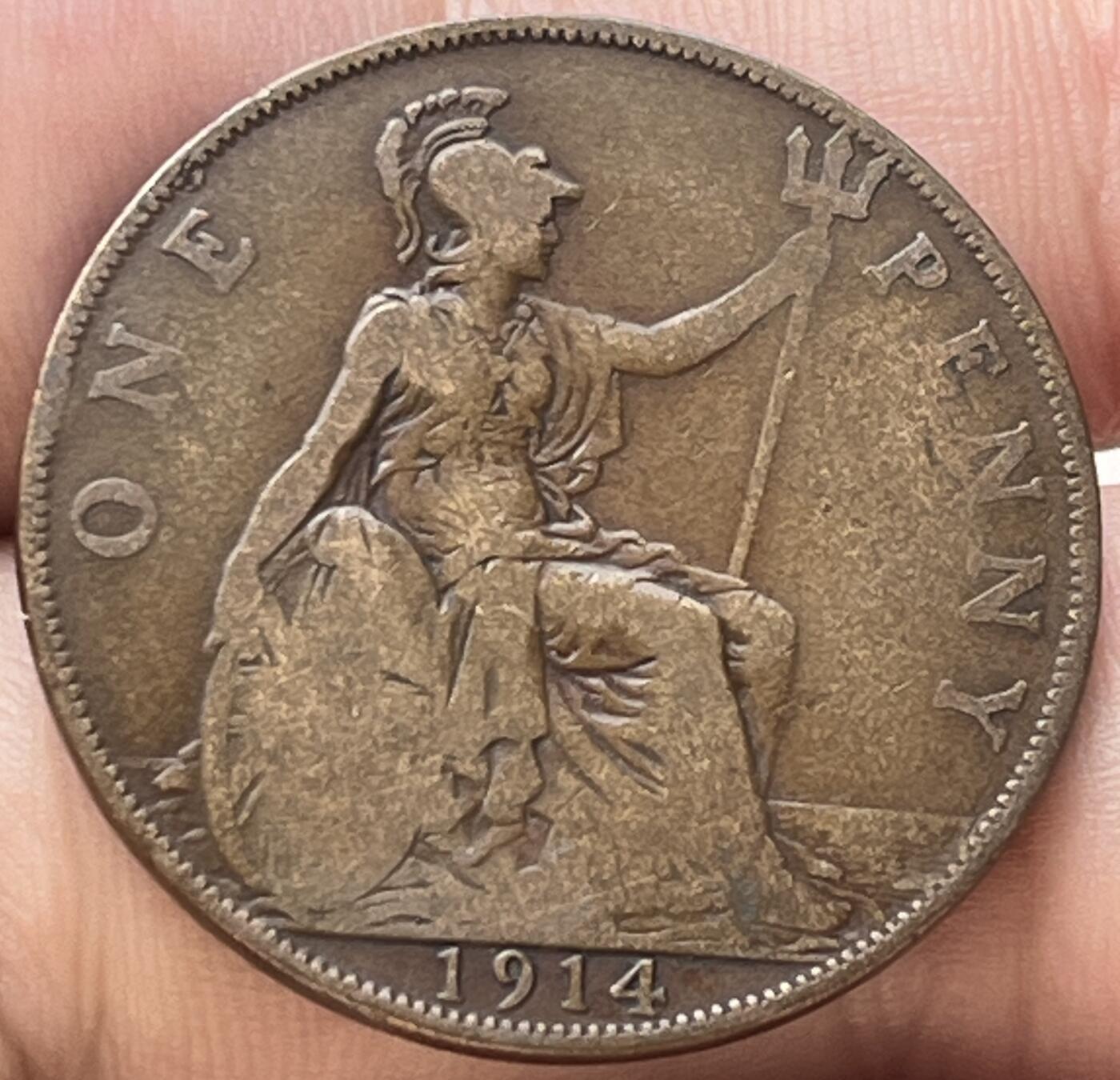 神仙姐姐-中外币专场8 1914年英国1便士