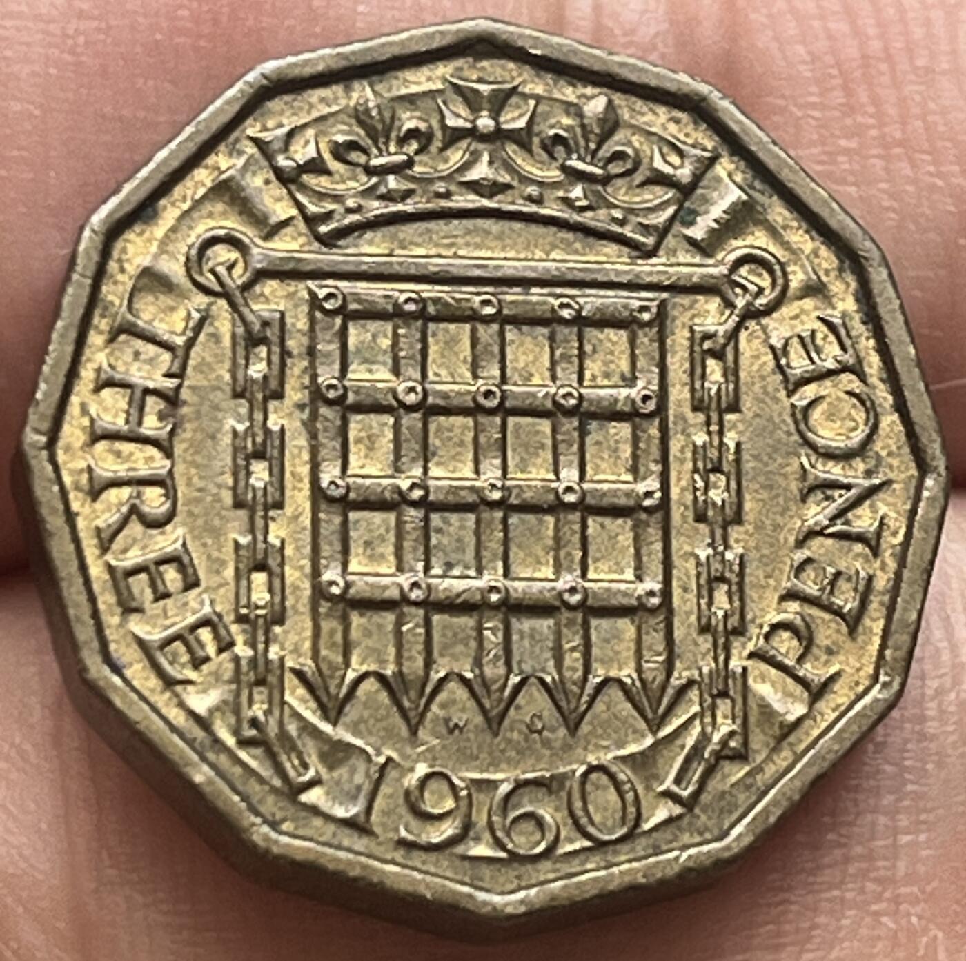 神仙姐姐-中外币专场8 1960年英国3便士