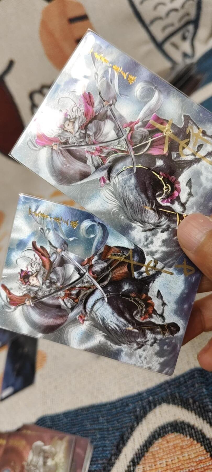 秋原瞳的小店第十六期（火辣辣的夏天，卡游最火哪吒和昆仑万象最火项目激情碰撞） q杆子亲签一对三娘粗闪，限编0135和054