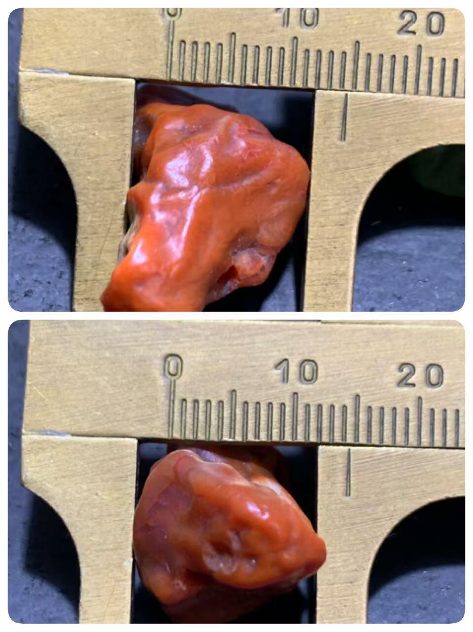放福利！天然阿拉善三色筋脉玛瑙珠 单颗原石散珠 文玩配饰精品