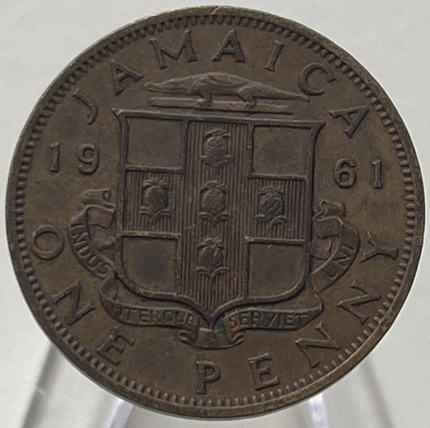 神仙姐姐-中外币专场8 1961年牙买加1便士