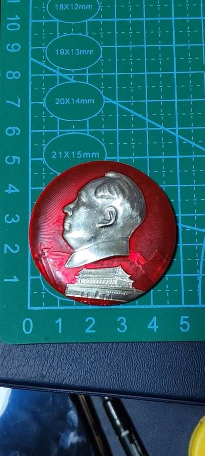 毛主席像章拍场 🔥🔥🔥🔥毛主席像章，约48毫米