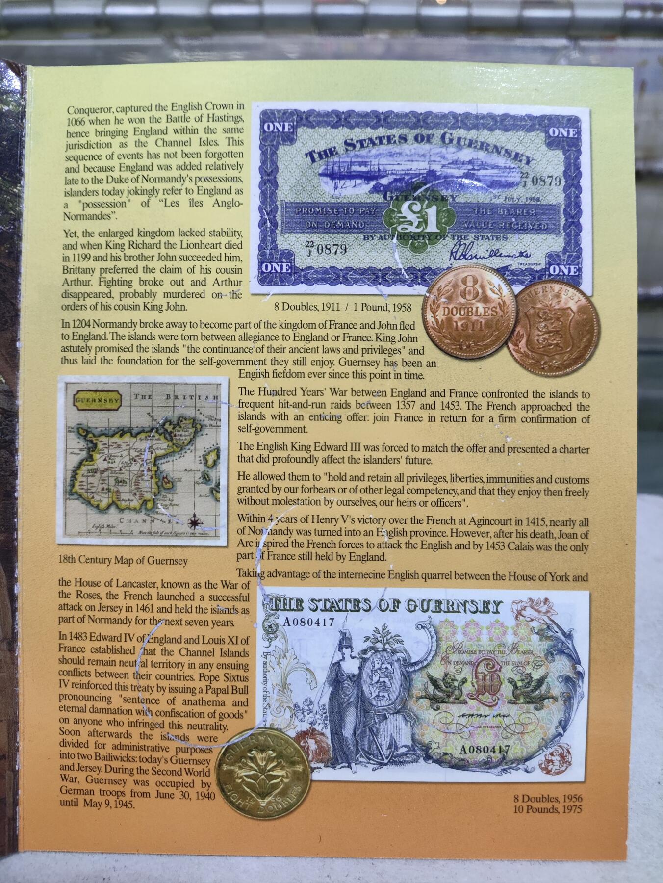 富兰克林邮币卡封 非流通外国硬币，根西岛2004年 精装欧元样币套币 含2枚双色币，稀少。