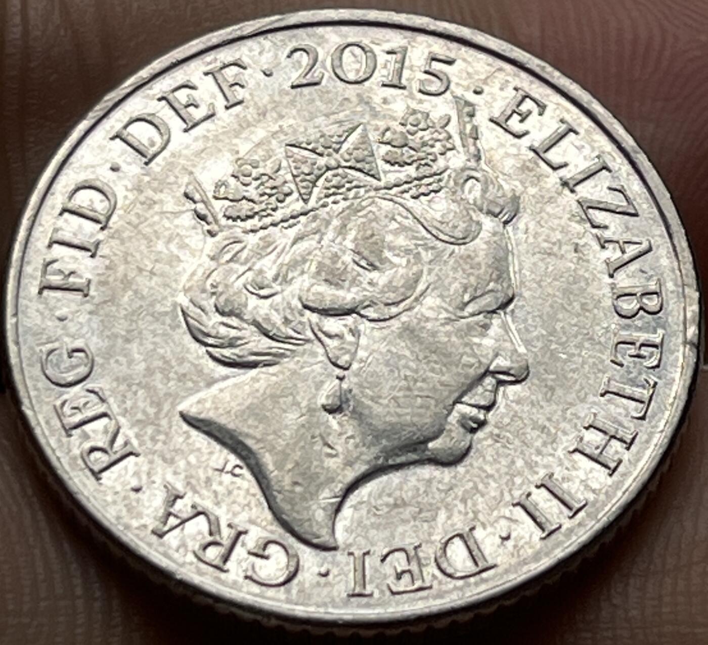 神仙姐姐-中外币专场8 2015年英国10便士