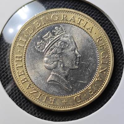 KK钱币收藏小铺 套币 好品/批量散币专场 周末发货 -  1997英国2镑 好品