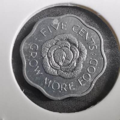 沼泽如烟--第760场 - 塞舌尔1972年五分FAO