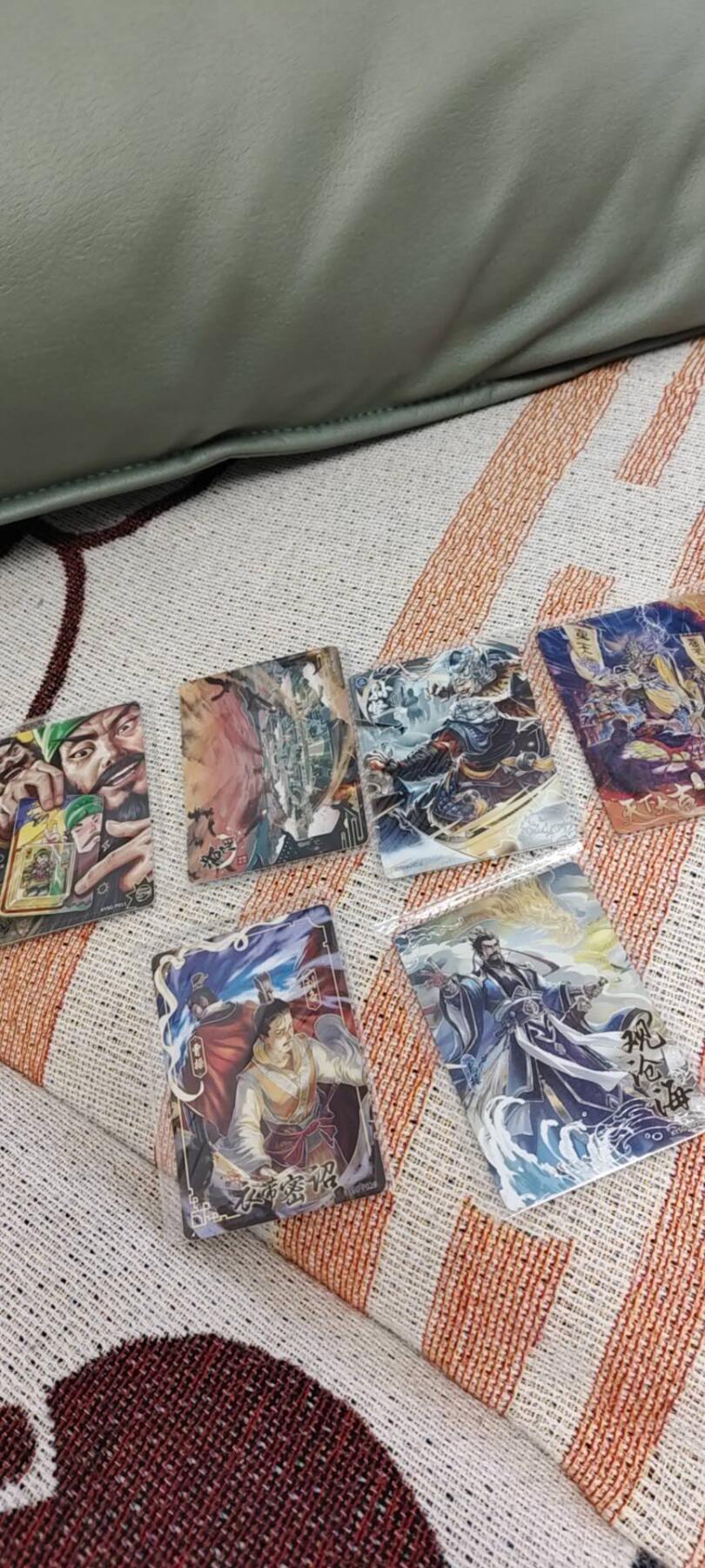 秋原瞳的小店第十六期（火辣辣的夏天，卡游最火哪吒和昆仑万象最火项目激情碰撞） 卡游三国原膜活动卡6张不同包括好看的接机关羽和活动卡001