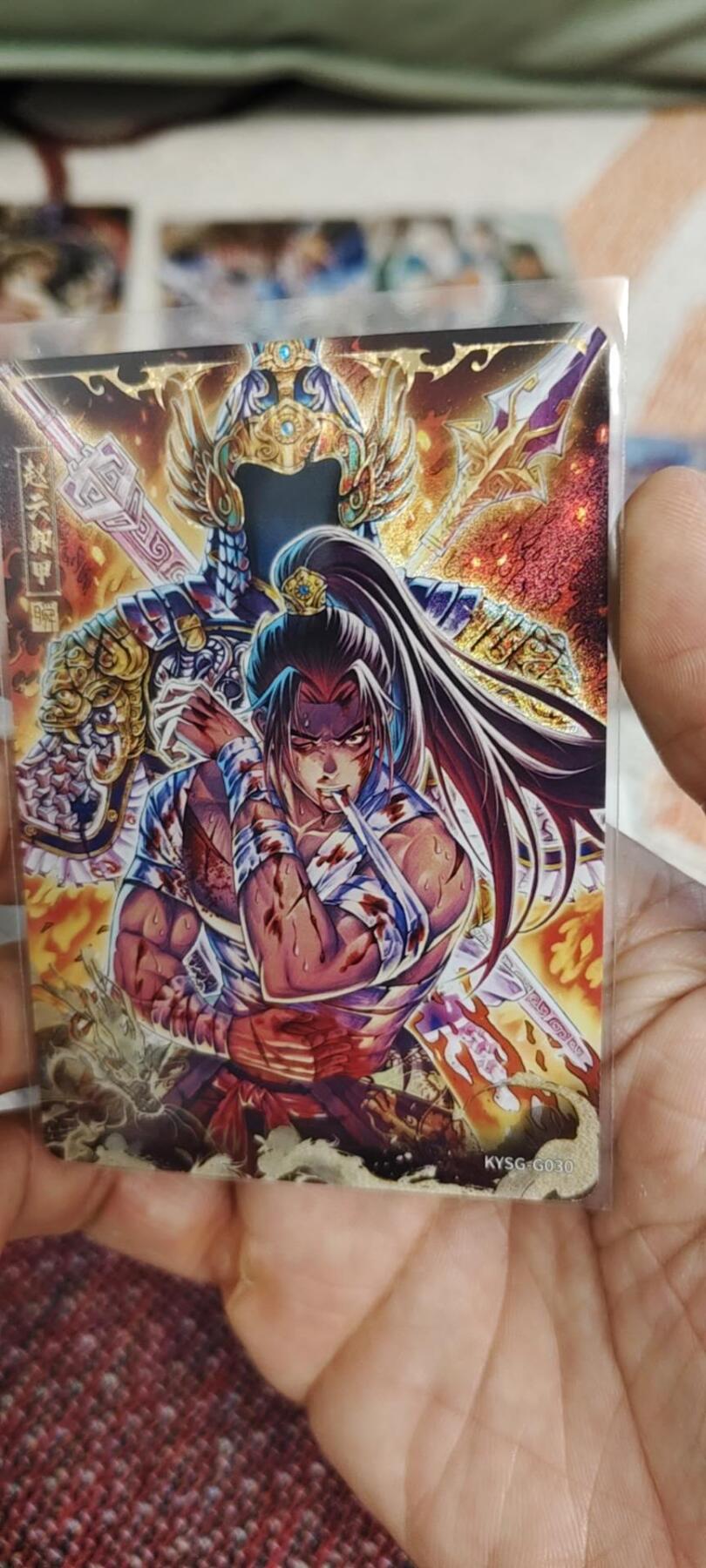 秋原瞳的小店第十六期（火辣辣的夏天，卡游最火哪吒和昆仑万象最火项目激情碰撞） 卡游三国千古一瞬12张不同，包括最帅赵云关羽吕布