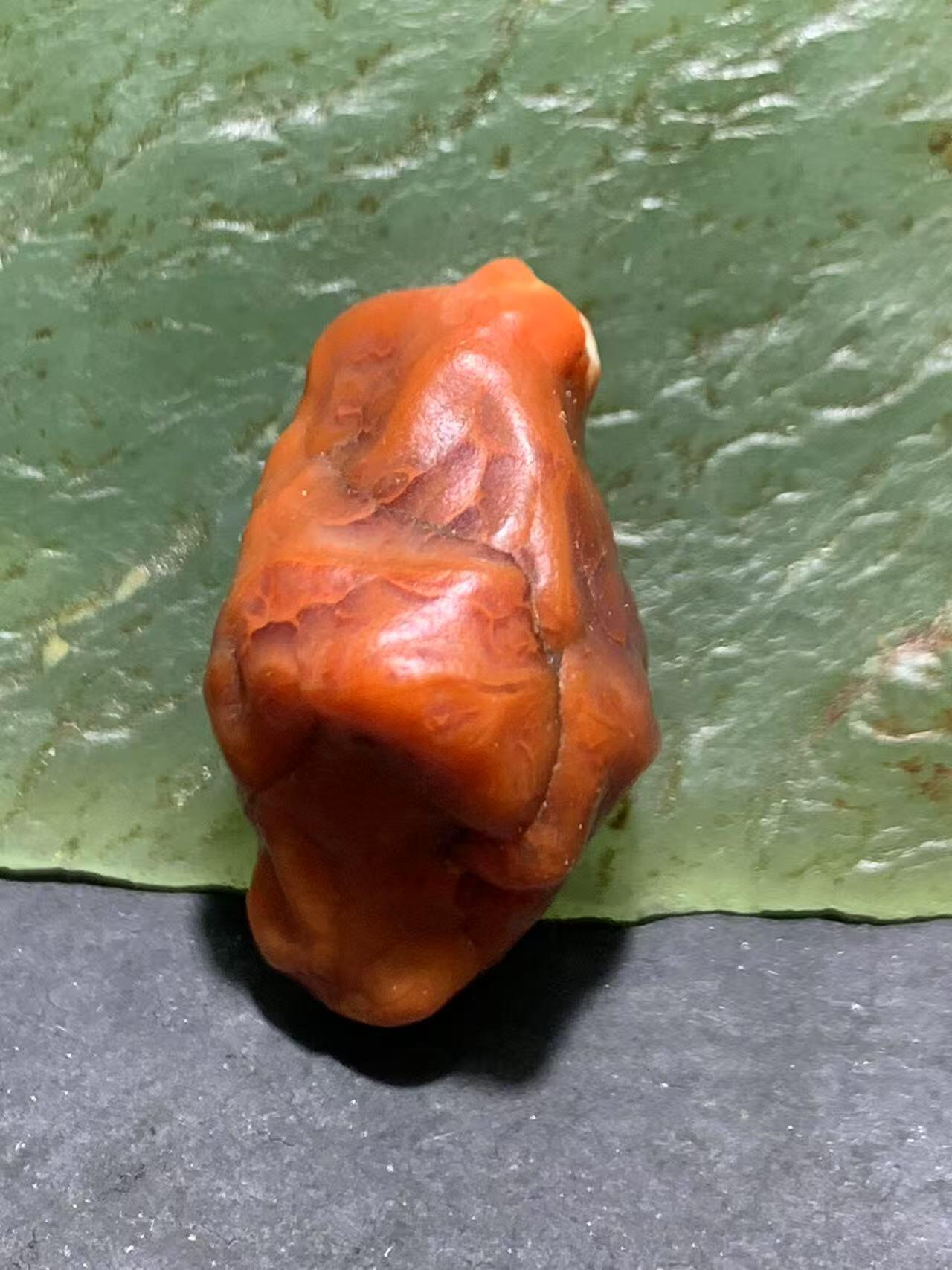 放福利！天然阿拉善三色筋脉玛瑙珠 单颗原石散珠 文玩配饰精品