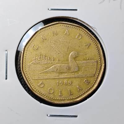 KK钱币收藏小铺 第303期 2月预留时间 周末发货 - 1989加拿大1元 