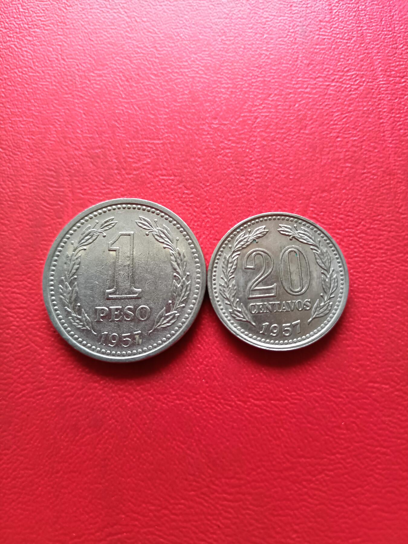 【云涧收藏】第三十九场 阿根廷1957年2枚