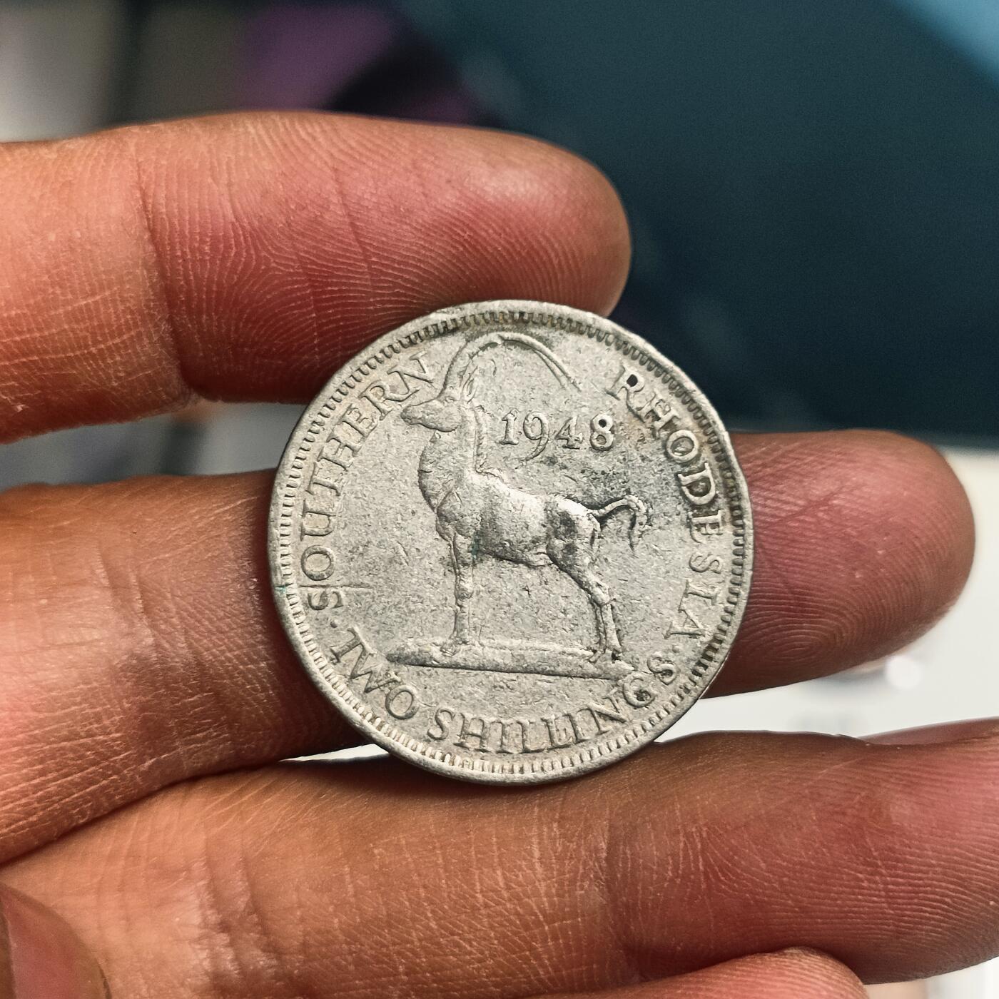 泡泡币外币第五十五场可代拍15038385335微信 罗德西亚48年二先令