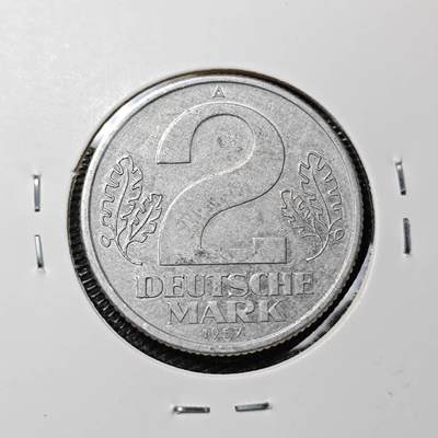 KK钱币收藏小铺 第303期 2月预留时间 周末发货 -  1957德国2马克