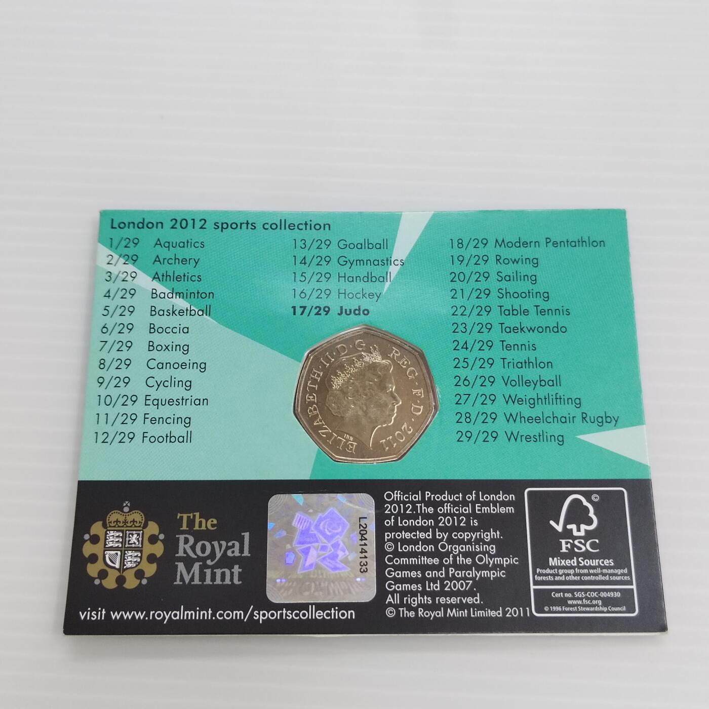 PCAI钱币  25-439 杂项小专场 伦敦奥运会纪念币