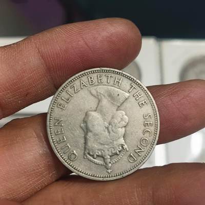 泡泡币外币第五十五场可代拍15038385335微信 - 少见英属塞舍尔一卢比大币