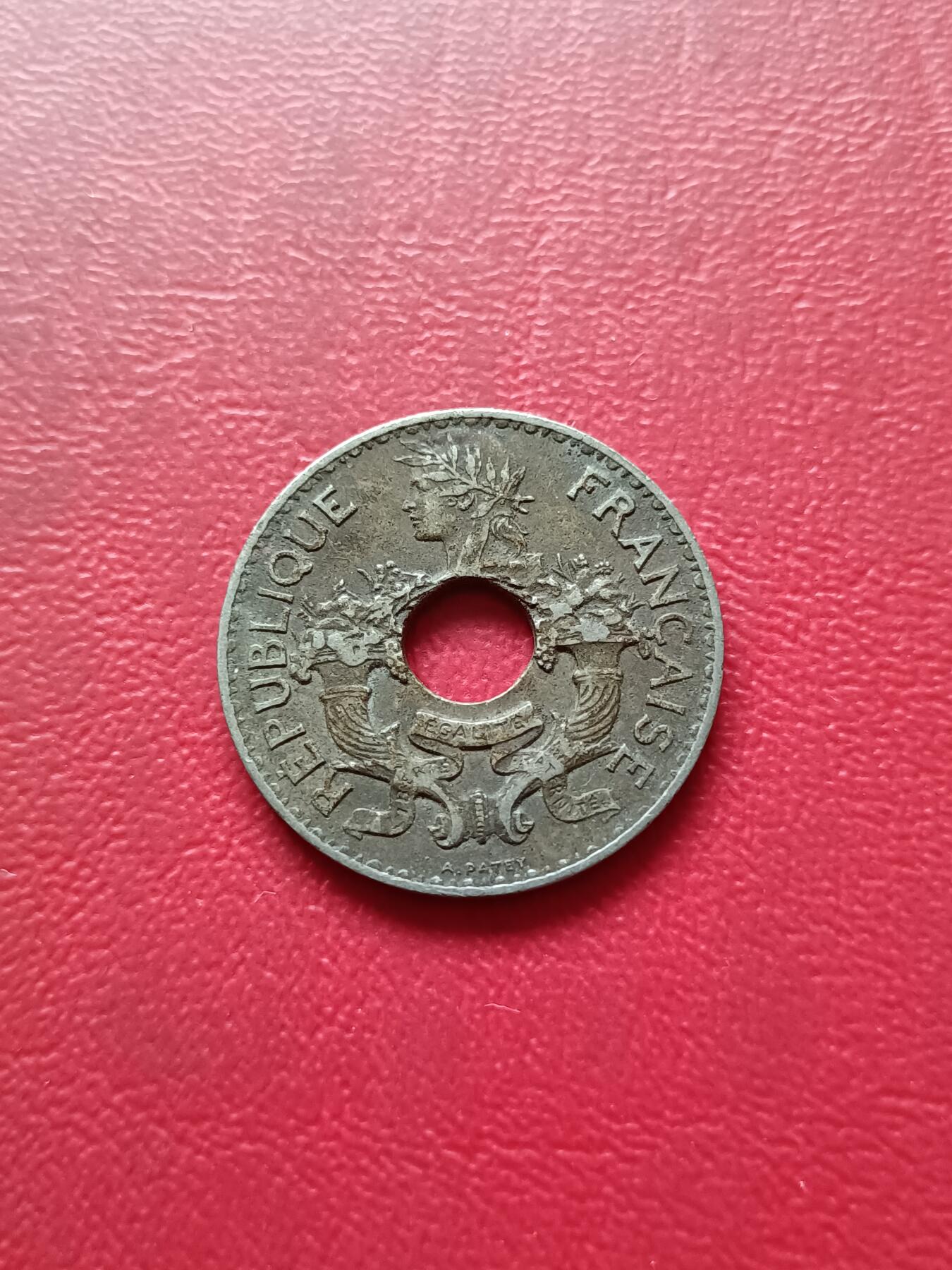 【云涧收藏】第三十九场 法属印支1938年5分