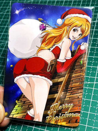 显眼宝20期 这次搞多一点 - 圣诞老人 海贼王 娜美  粗闪卡 小卡尺寸