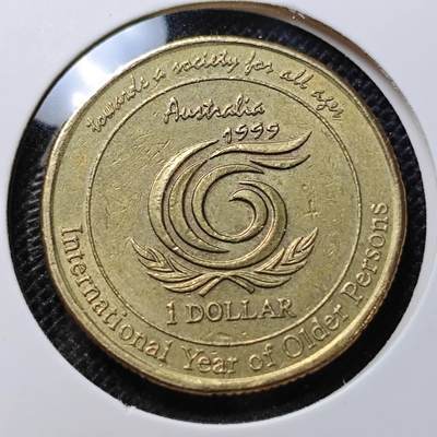 KK钱币收藏小铺 第303期 2月预留时间 周末发货 -  1999澳大利亚1元纪念币