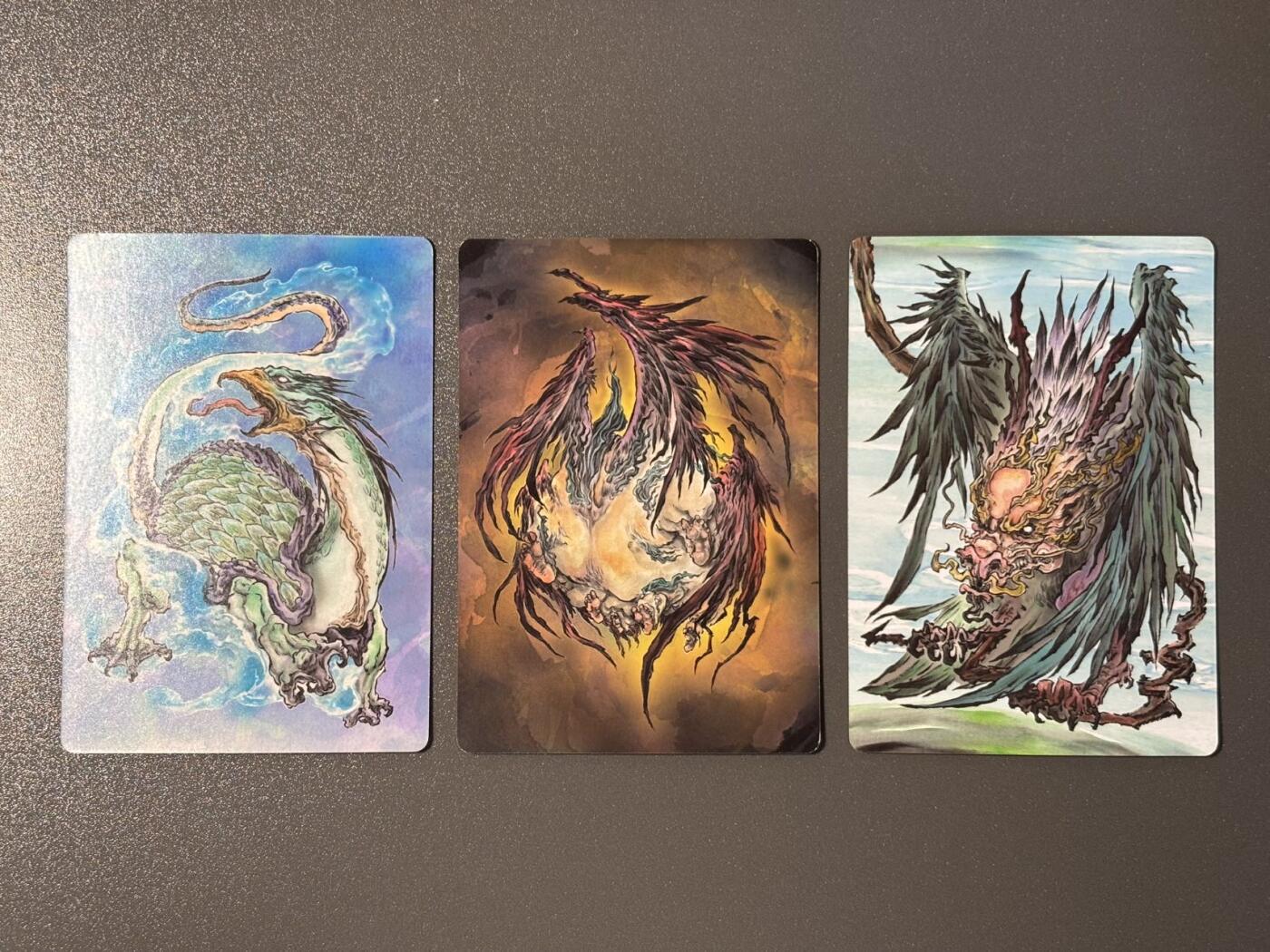 黑胡子 小王子精品卡牌拍卖第十二场   启读 沈鑫 山海经测试大卡 3张