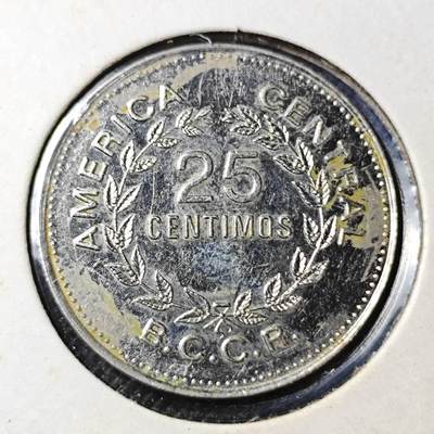 KK钱币收藏小铺 第303期 2月预留时间 周末发货 - 1980哥斯达黎加25分 