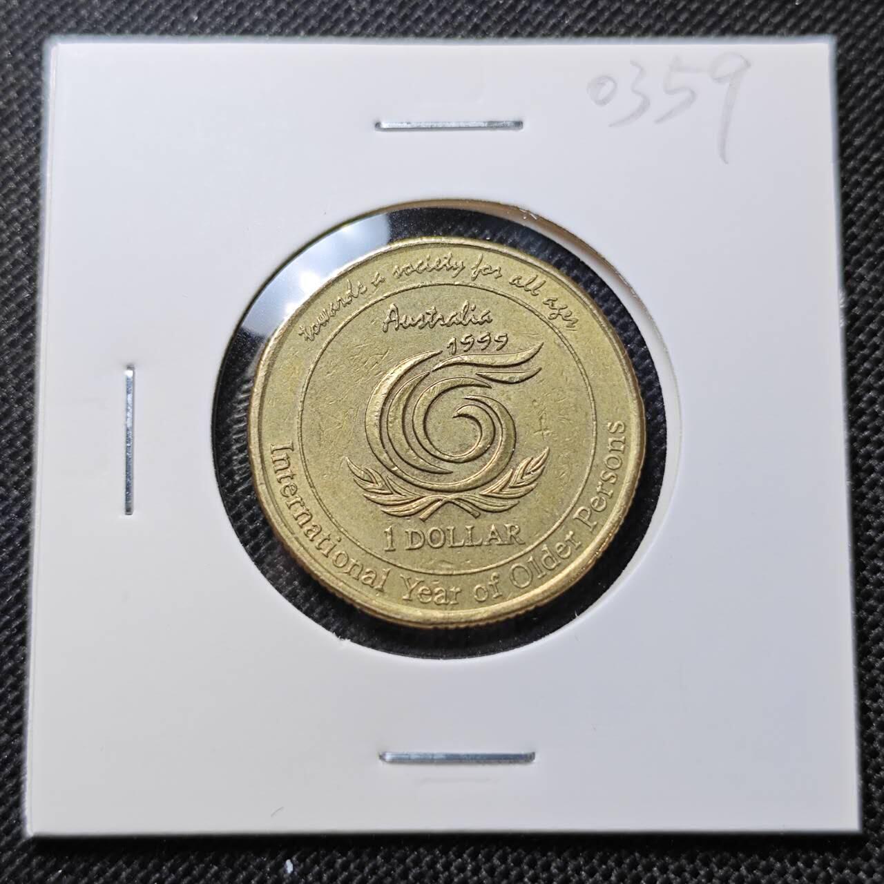 KK钱币收藏小铺 第303期 2月预留时间 周末发货  1999澳大利亚1元纪念币