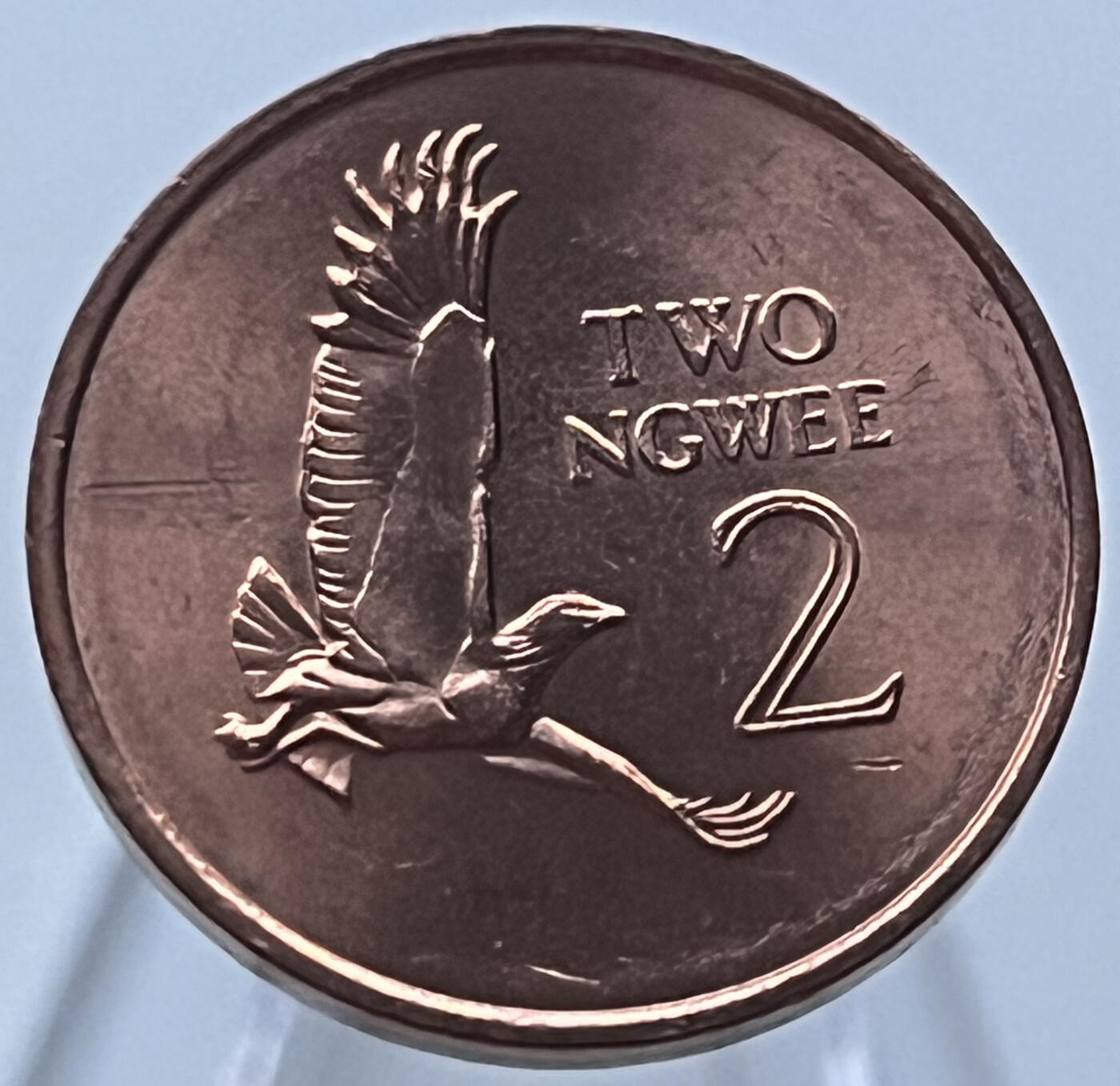 神仙姐姐-中外币专场8 1983年赞比亚2恩韦