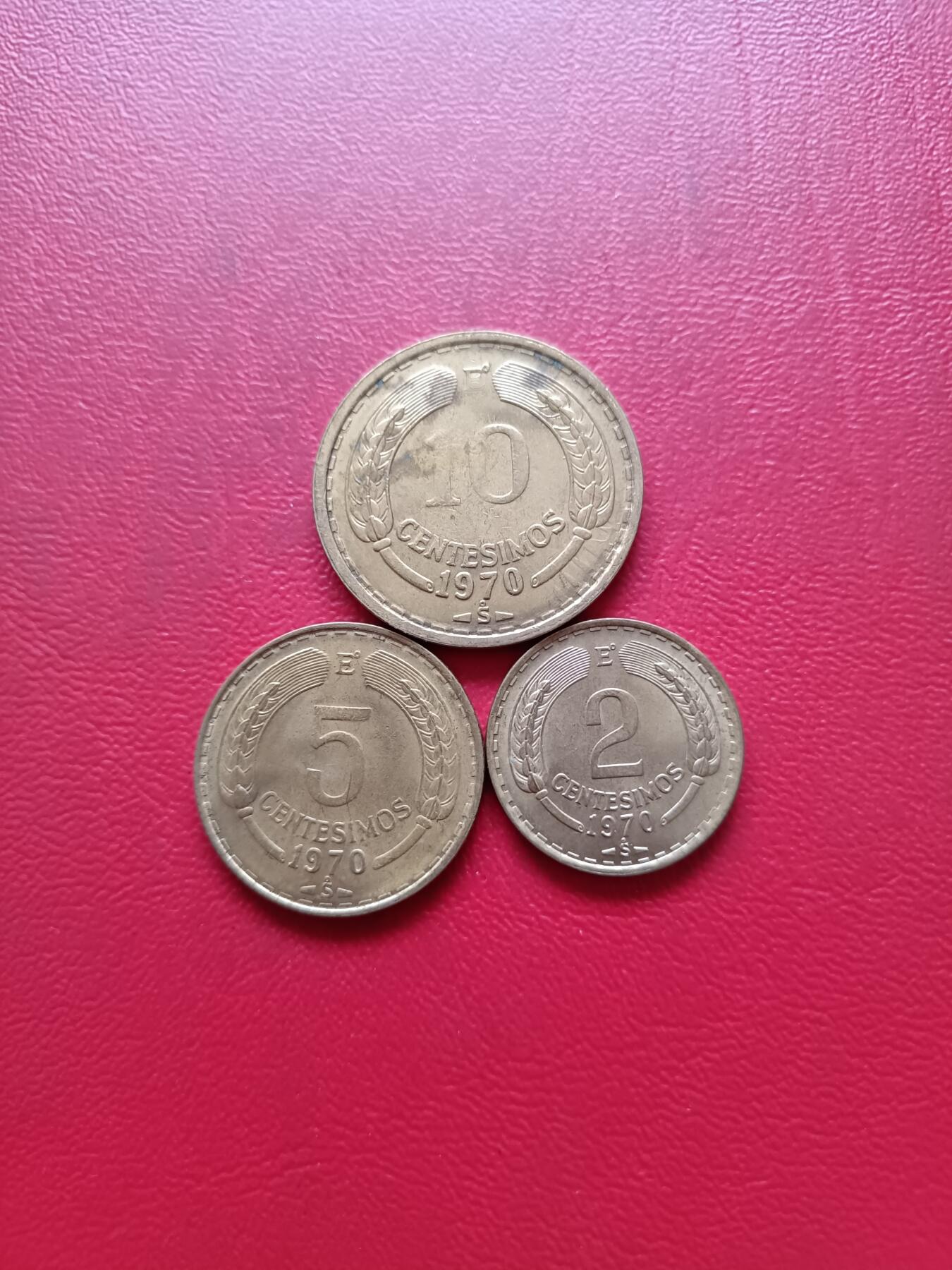 【云涧收藏】第三十九场 智利1970年3枚套