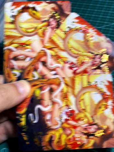 显眼宝20期 这次搞多一点 - 青鸾殿卡牌  年度生肖卡 巳蛇 钻闪工艺   63*88