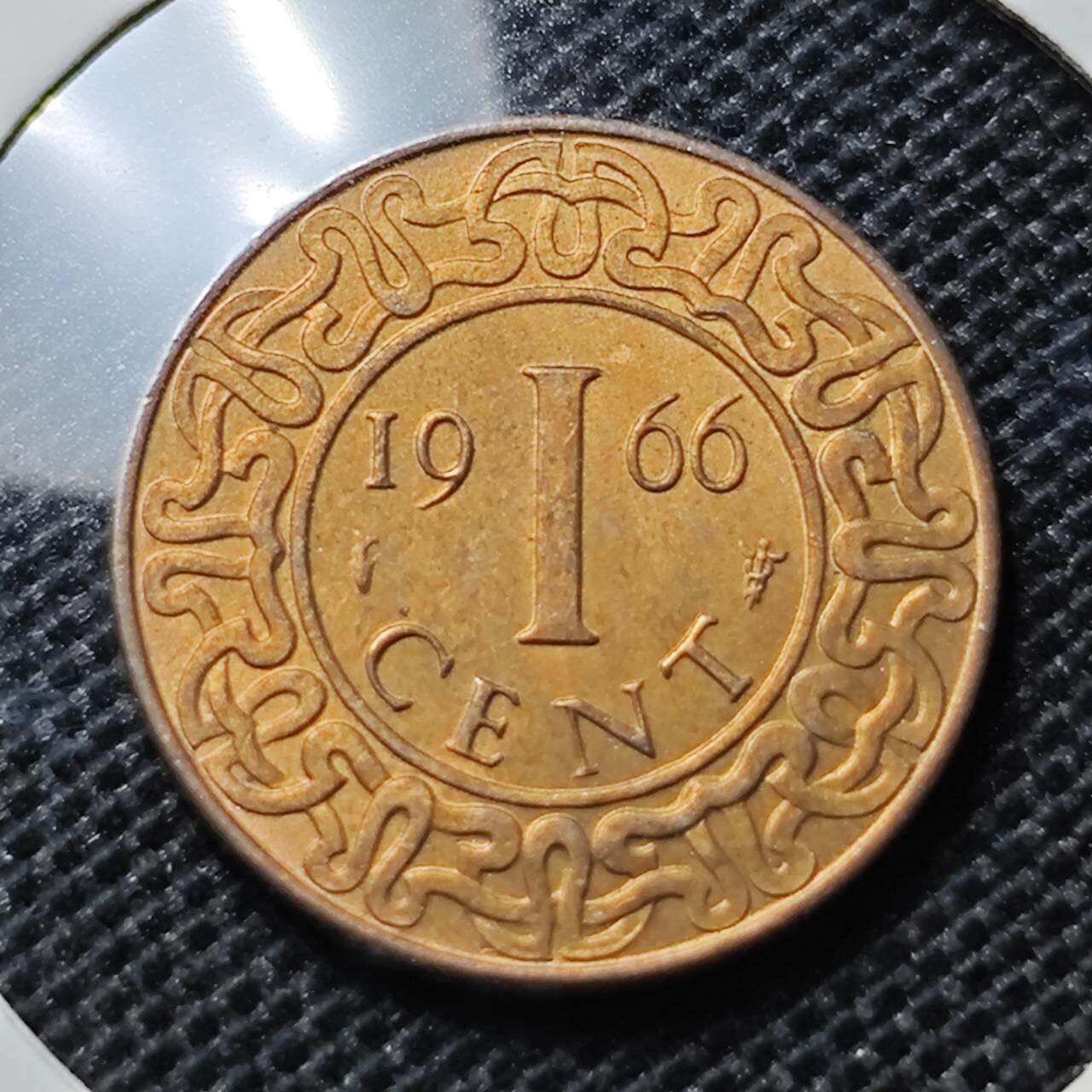KK钱币收藏小铺 第303期 2月预留时间 周末发货 1966 苏里兰1分好品铜币