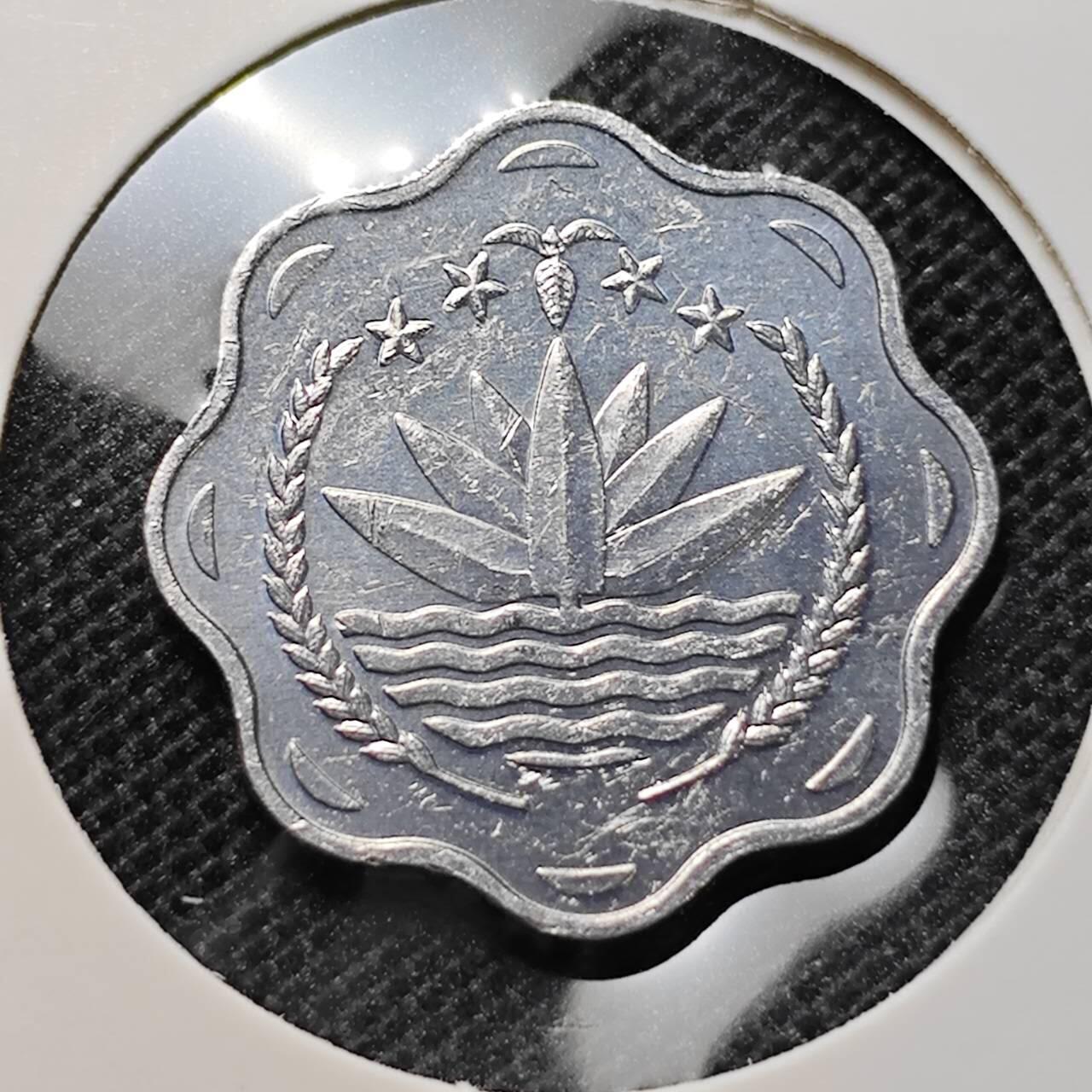 KK钱币收藏小铺 第303期 2月预留时间 周末发货 孟加拉国10派沙 