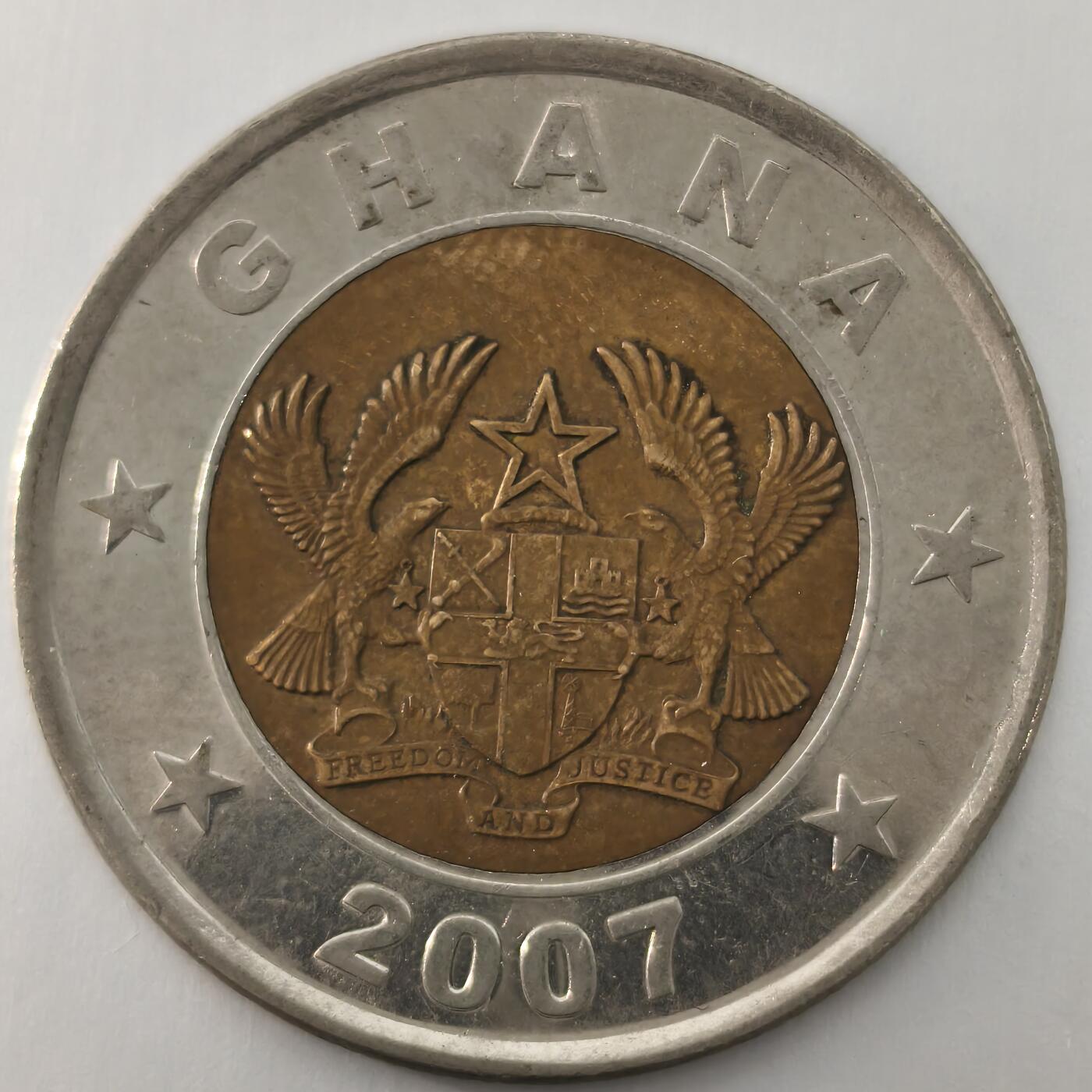 Krab外币市集Vol.16 加纳2007年1塞地