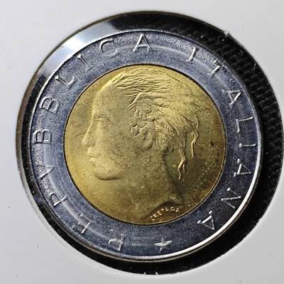 KK钱币收藏小铺 第303期 2月预留时间 周末发货 - 1987意大利500里拉 好品