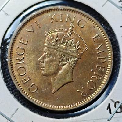 KK钱币收藏小铺 第304期 2月预留时间 周末发货 - 1941英属印度1/4安娜  