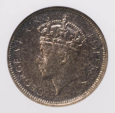 NGC-PG65 1937南罗得西亚乔六1先令银币 - NGC-PG65 1937南罗得西亚乔六1先令银币