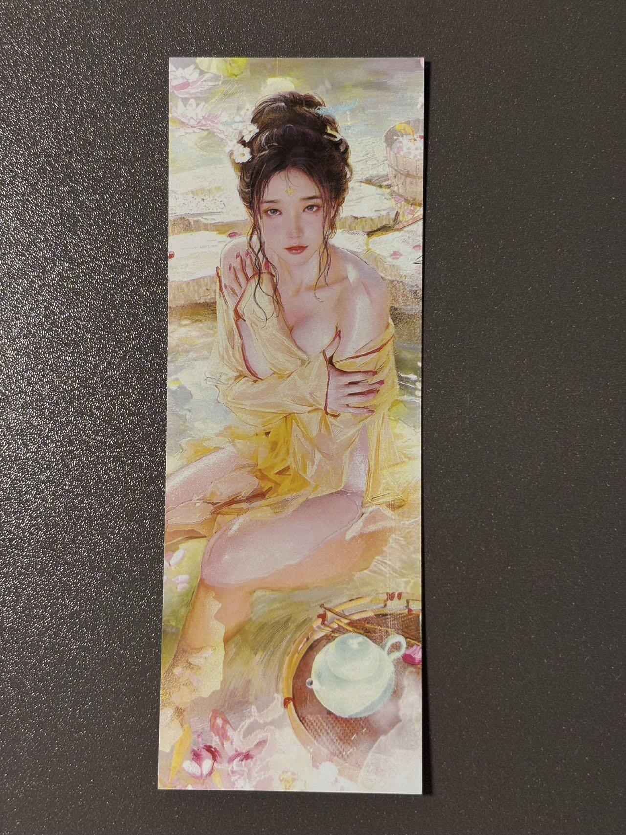 黑胡子 小王子精品卡牌拍卖第十二场   焱卡文化 刷子 妖姬传 杜夫人书签卡 双面
