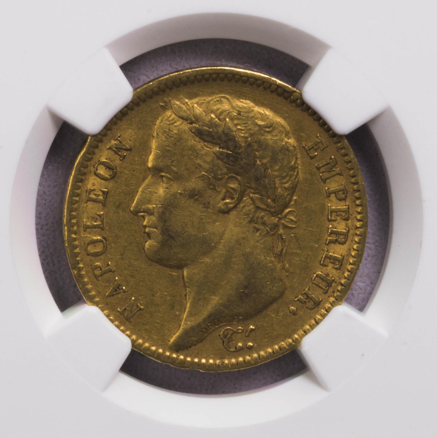 NGC-AU53 1812法国拿破仑一世40法郎金币
