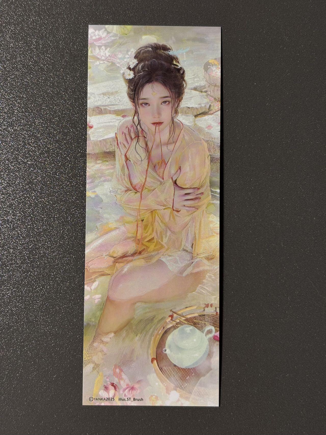 黑胡子 小王子精品卡牌拍卖第十二场   焱卡文化 刷子 妖姬传 杜夫人书签卡 双面