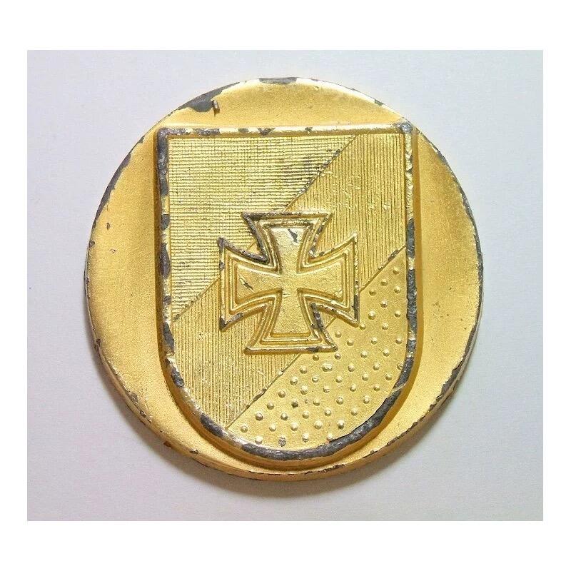 德国1975年 铁十字勋章高浮雕精制大镀金章 50MM