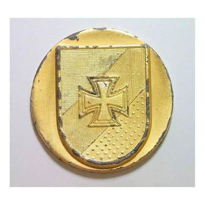 德国1975年 铁十字勋章高浮雕精制大镀金章 50MM - 德国1975年 铁十字勋章高浮雕精制大镀金章 50MM
