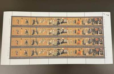 洪涛臻品批发群 精选邮票限时拍卖第1119期  T158夜宴图40套（十版）一组，全品相，评级品相，适合收藏，行情触底开始上涨，注意囤货