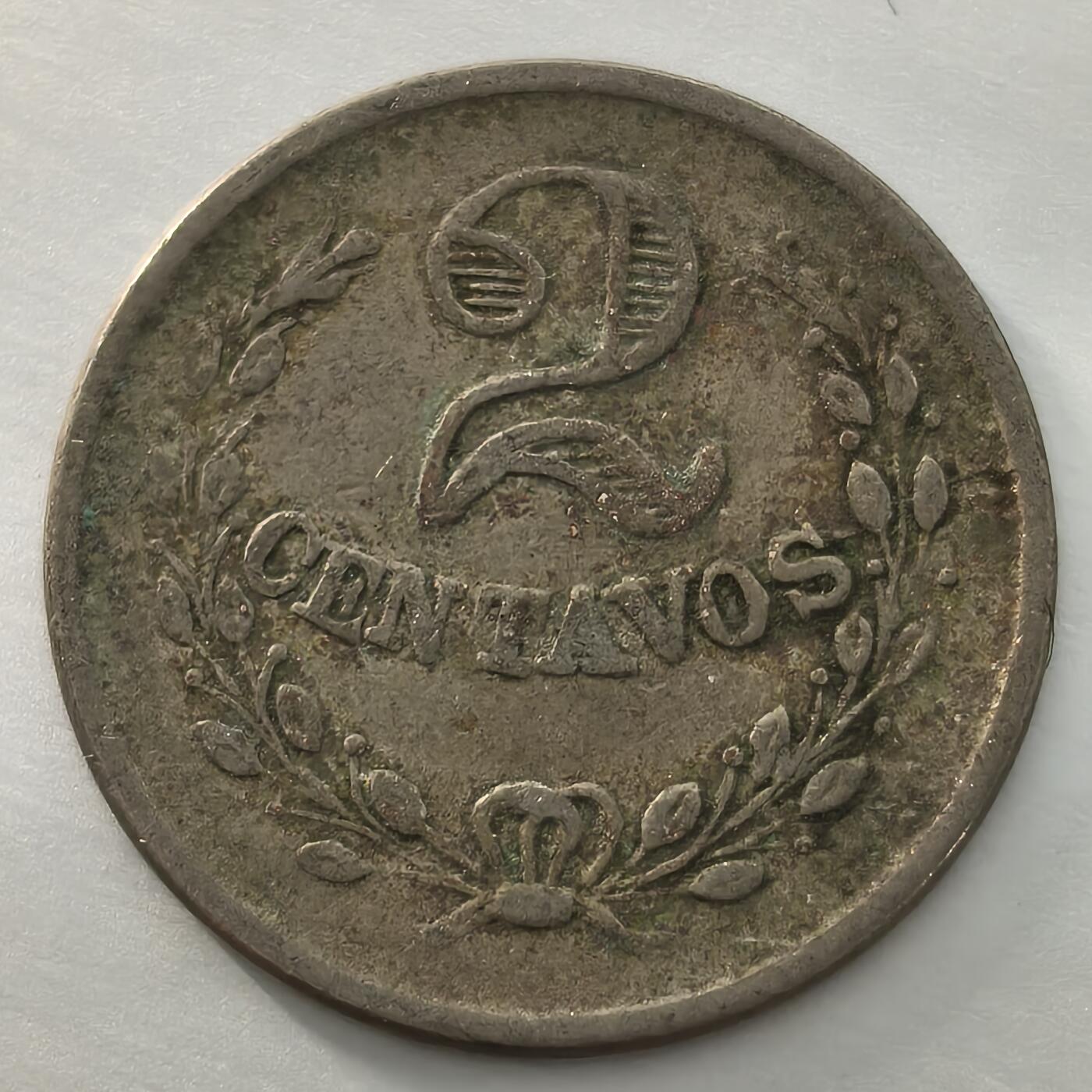 Krab外币市集Vol.16 哥伦比亚1921年麻风币2分