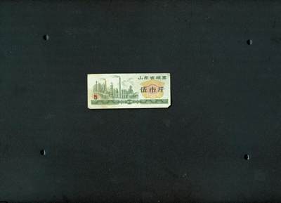 沧河堂006 - 1978年 山东粮票  五斤