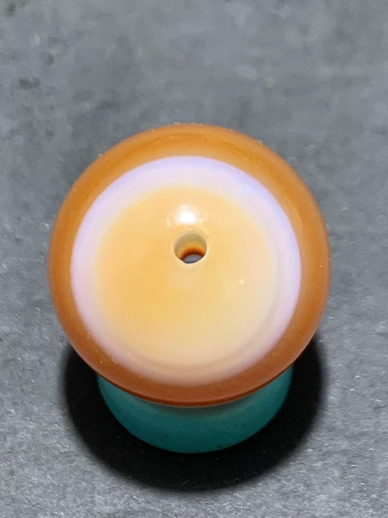 精美高玉化缠丝玛瑙圆珠一颗，，，
